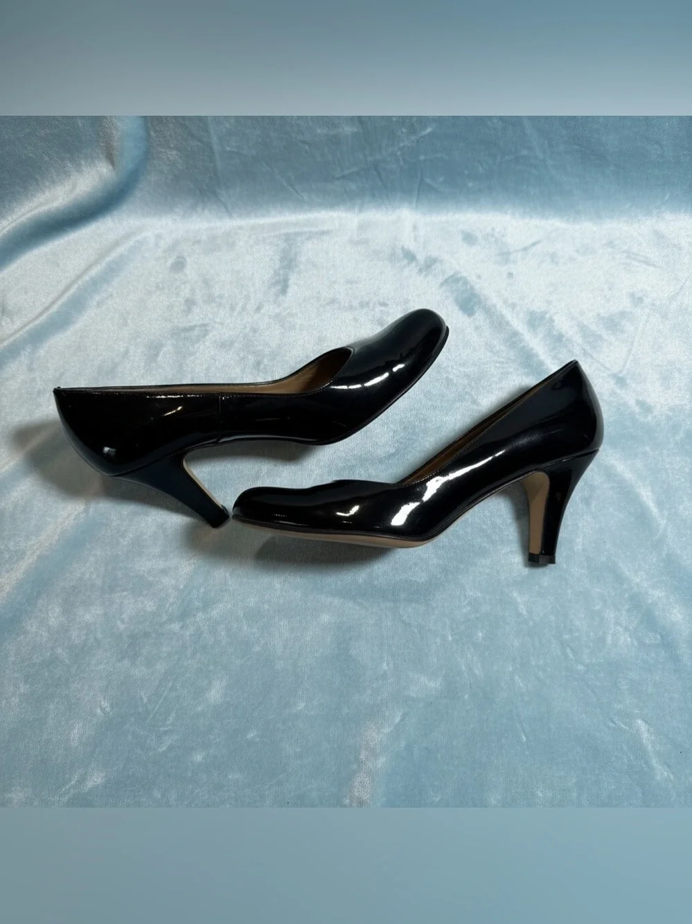 Hand Made In Italy Patent Leather Pumps. EU 39 3” Tortoise shell heels Anyi Lu